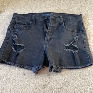 Aeropostale Black Jean Shorts
